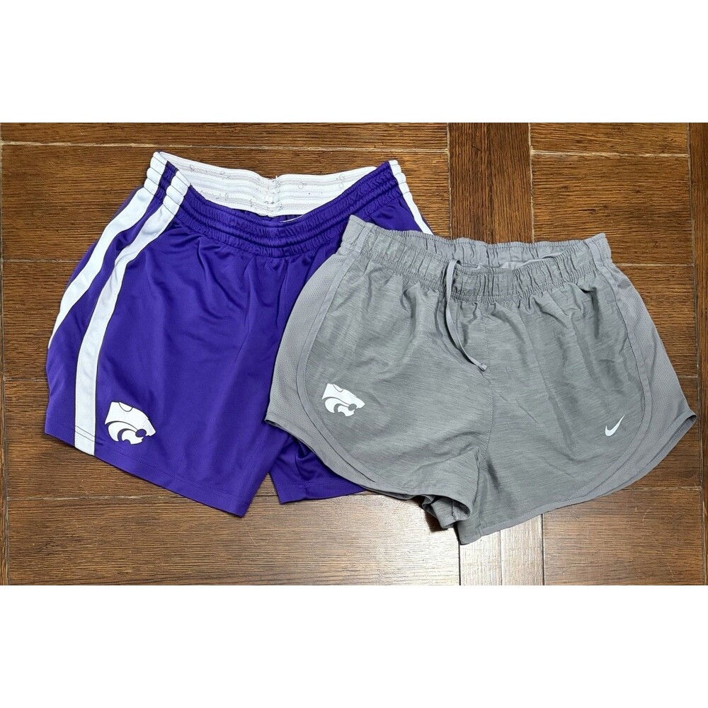 Women’s Kansas State Wildcats Size M Nike Player Issued Shorts Lot Of 2